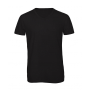 Męski T-Shirt V-Neck V Triblend - black