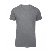 Męski T-Shirt V-Neck V Triblend - heather light grey