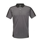 Polo Contrast Coolweav - seal grey/black