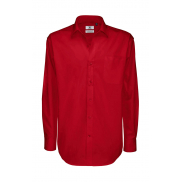 Koszula z długimi rękawami Sharp LSL/men Twill - deep red
