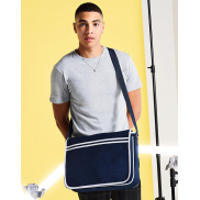 Torba Retro Messenger - black/white