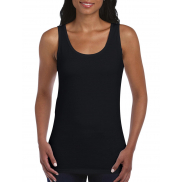 Damski Tank Top Softstyle - black