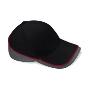Czapka drużynowa - black/graphite grey/classic red