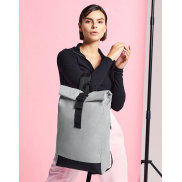 Odblaskowy plecak Roll-Top - black reflective