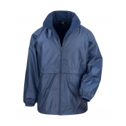 Kurtka z podszewką z mikropolaru - navy