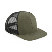 Czapka 6-panelowa Original Flat Peak Trucker - olive green/black