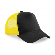 Czapka Trucker - black/yellow