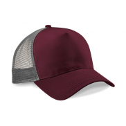 Czapka Trucker - burgundy/grey