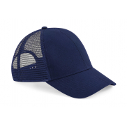 Czapka z bawełny organicznej Trucker - oxford navy