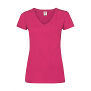 Damski T-shirt Valueweight V-Neck - fuchsia