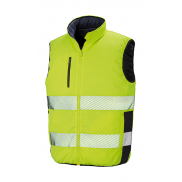 Bezrękawnik Dwustronny - fluo yellow/navy