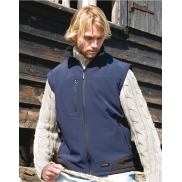 Bezrękawnik męski Softshell - workguard grey/black