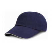 Czapka Brushed Cotton - navy/white