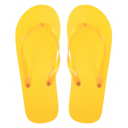 Klapki plażowe - żółty