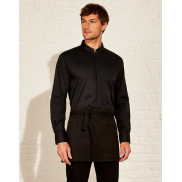 Koszula Tailored Fit Mandarin Collar - black