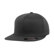 Czapka Flexfit Flat Visor - dark grey