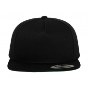 Czapka Klasyczna 5-Panelowa Snapback - black/black