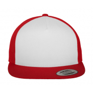 Czapka Trucker - red/white/red