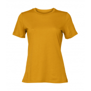 Damska koszulka Jersey Relaxed - mustard