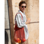 Siatka na zakupy z bawełny organicznej - natural