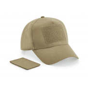 5-panelowa czapeczka Removable Patch - desert sand