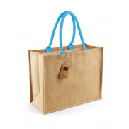 Torba Classic Jute - natural/surf blue