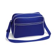 Torba na ramię Retro - bright royal/white