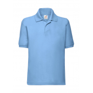 Dziecięca koszulka Polo 65/35 - sky blue