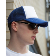 Czapka Detroit z siatką Trucker - super pink/white