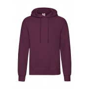 Bluza z kapturem Classic - burgundy