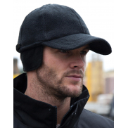 Czapka zimowa z polaru - black