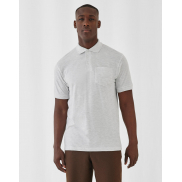 Polo Safran z kieszonką - white