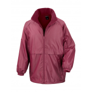 Kurtka z podszewką z mikropolaru - burgundy