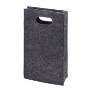 Filcowa torba na butelki CHABLIS, ciemnoszary