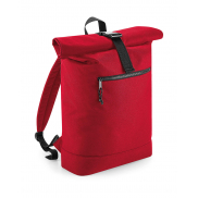 Plecak z recyklingu Roll-Top - classic red