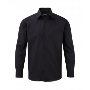 Koszula Oxford z długimi rękawami - black