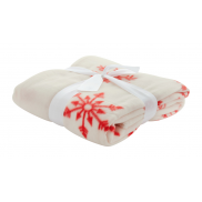 Koc polarowy - biały