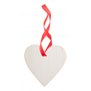 Ozdoba choinkowa, serce - naturalny