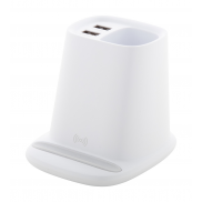 Wielofunkcyjny stojak na długopis - biały