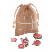 świąteczne kółko i krzyżyk - naturalny