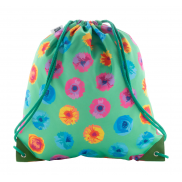 Personalizowany worek ze sznurkami - zielony