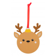 Ozdoba choinkowa - brązowy