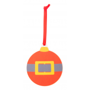 Ozdoba choinkowa - czerwony