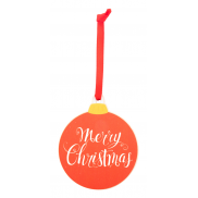 Ozdoba choinkowa - czerwony