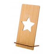 świąteczny uchwyt na telefon - naturalny