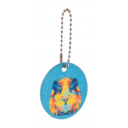 Personalizowany brelok - biały