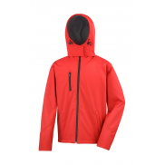 Softshell z kapturem TX Performance - red/black