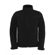 Męski Softshell z kapturem - black