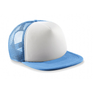 Czapka Vintage Trucker - sky blue/white