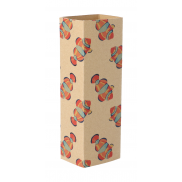 Personalizowany rękaw z papieru kraft - naturalny